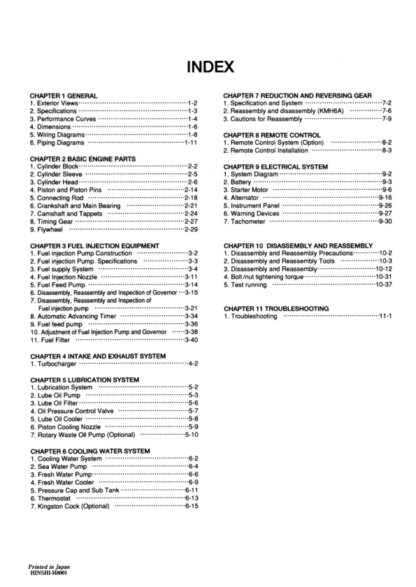 Yanmar LYA Series Engine Service Manual - Image 5