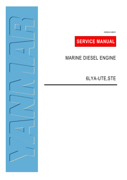 Yanmar LYA Series Engine Service Manual - Image 2