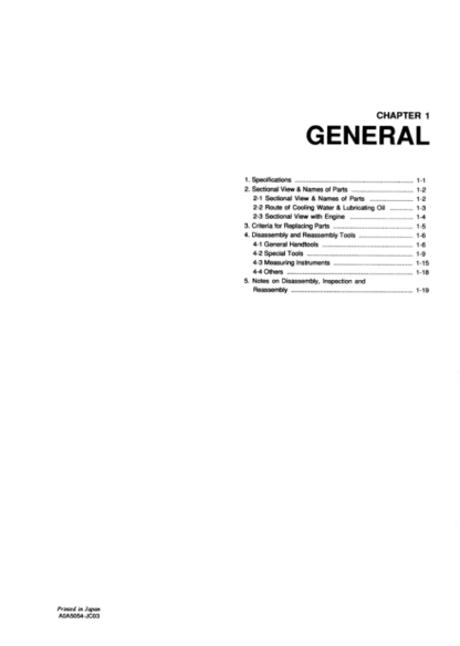 Yanmar SAILDRIVE SD20 SD30 SD31 Engine Service Manual - Image 5