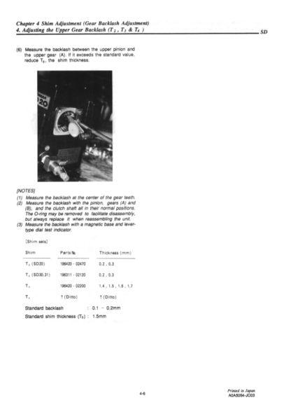 Yanmar SAILDRIVE SD20 SD30 SD31 Engine Service Manual - Image 11