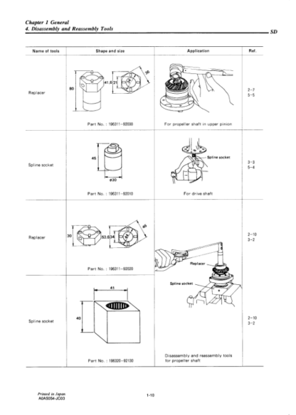 Yanmar SAILDRIVE SD20 SD30 SD31 Engine Service Manual - Image 8