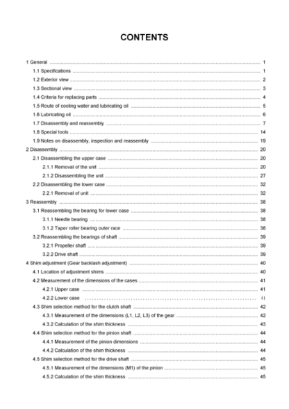 Yanmar SD Series Engine Service Manual - Image 4