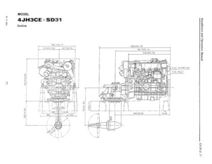 Yanmar SD20 SD31 Engine Operation Manual - Image 8