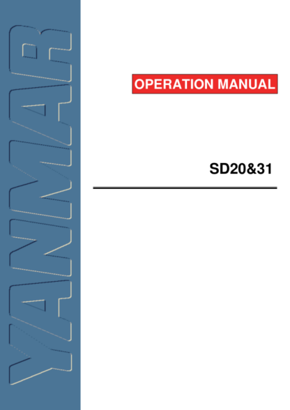 Yanmar SD20 SD31 Engine Operation Manual - Image 2