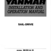 Yanmar SD20 SD31 Engine Operation Manual - Image 3