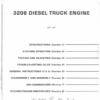 Caterpillar 3208 Diesel Truck Engine Service Manual - Image 2