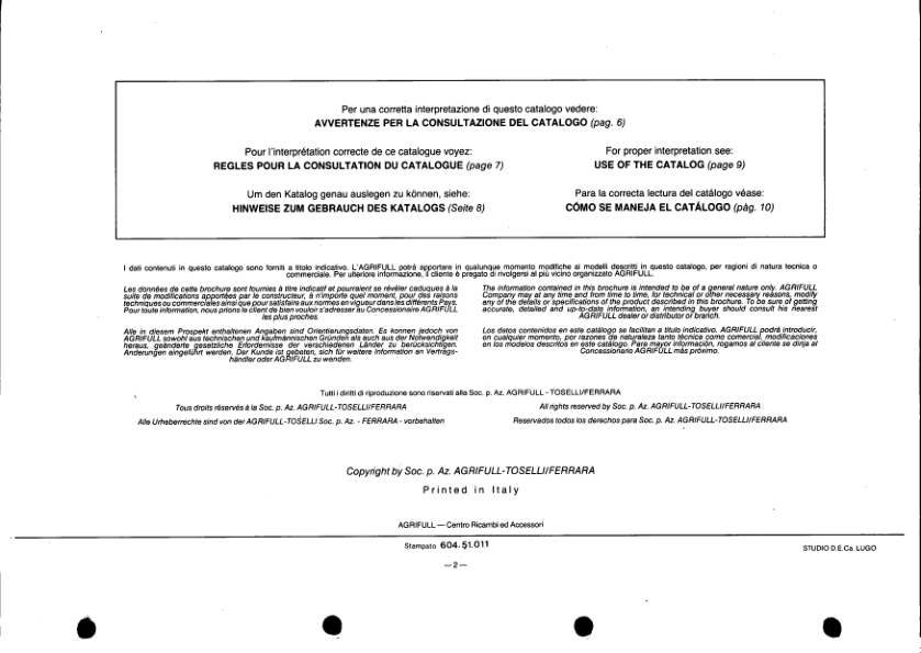 Agrifull C80-50 Tractor Parts Manual - Image 3