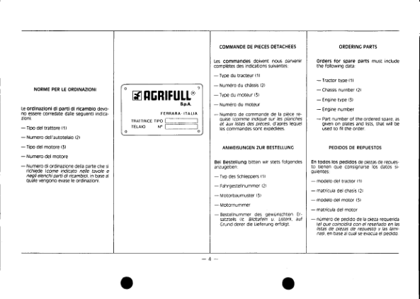 Agrifull C80-56 Tractor Parts Manual - Image 5