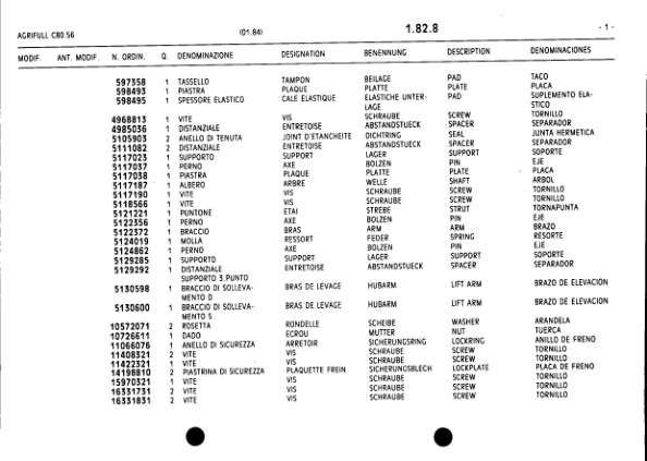 Agrifull C80-56 Tractor Parts Manual - Image 12