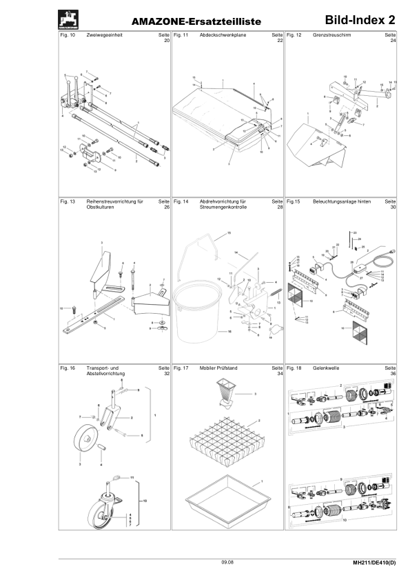 Amazone ZA-X Fertilizer Spreader Parts Catalog - Image 5