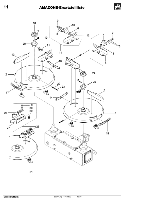 Amazone ZA-X Fertilizer Spreader Parts Catalog - Image 8