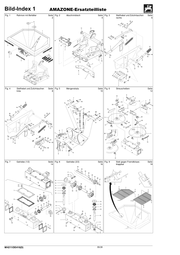 Amazone ZA-X Fertilizer Spreader Parts Catalog - Image 4