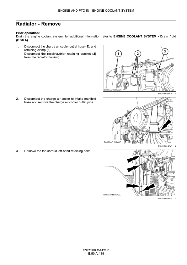 CASE PUMA 115 125 140 155 Tractor Service Manual - Image 9
