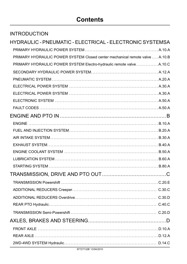 CASE PUMA 115 125 140 155 Tractor Service Manual - Image 4