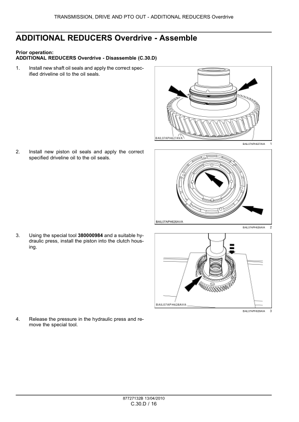 CASE PUMA 115 125 140 155 Tractor Service Manual - Image 10
