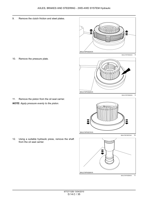 CASE PUMA 115 125 140 155 Tractor Service Manual - Image 11