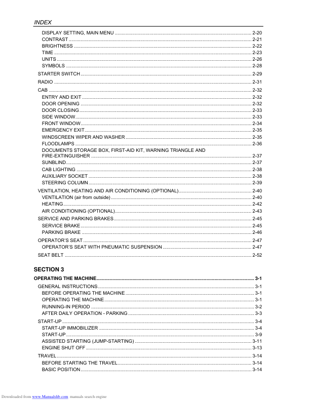CASE WX145 WX165 WX185 Operators Manual - Image 6