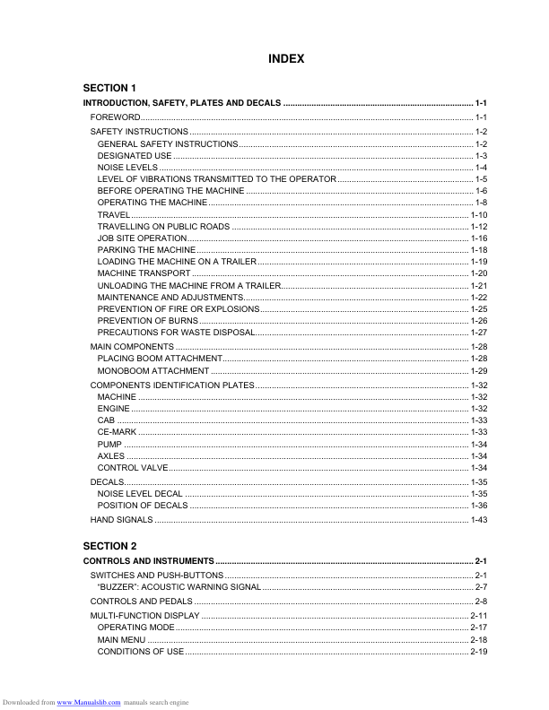 CASE WX145 WX165 WX185 Operators Manual - Image 5