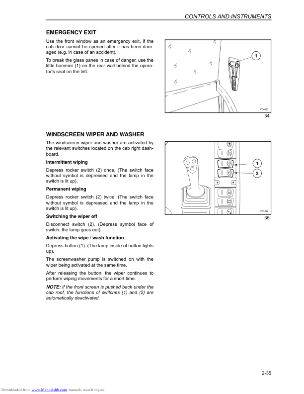CASE WX145 WX165 WX185 Operators Manual - Image 15