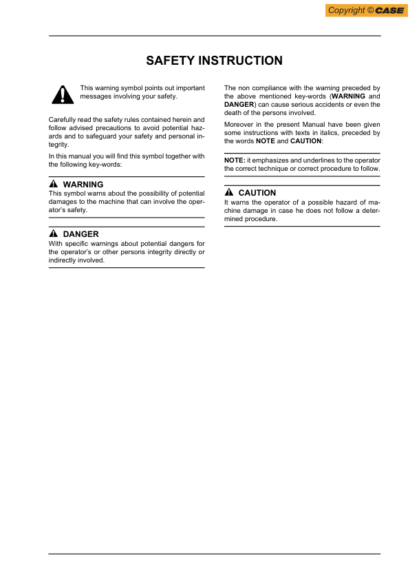 CASE WX145 WX165 WX185 Wheeled Excavator Repair Manual - Image 4