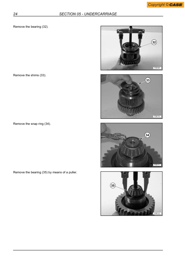 CASE WX145 WX165 WX185 Wheeled Excavator Repair Manual - Image 11