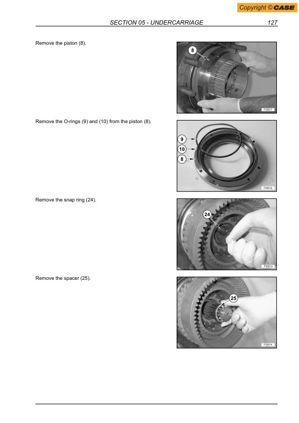 CASE WX145 WX165 WX185 Wheeled Excavator Repair Manual - Image 13