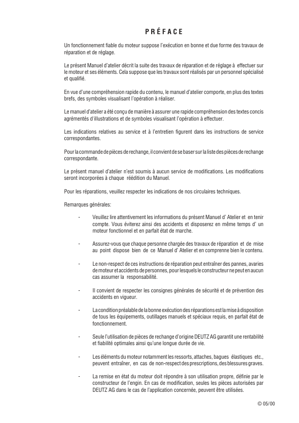 Deutz 1012 1013 Engine Workshop Manual - Image 5