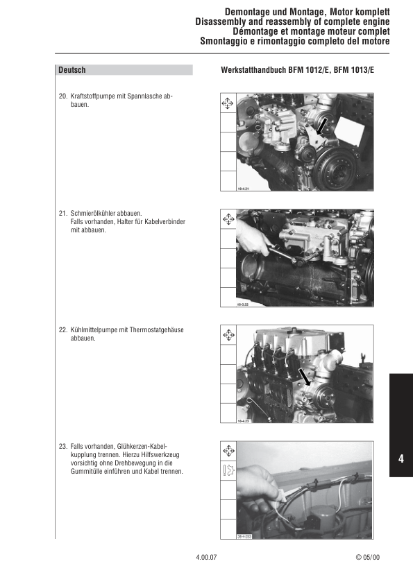 Deutz 1012 1013 Engine Workshop Manual - Image 9