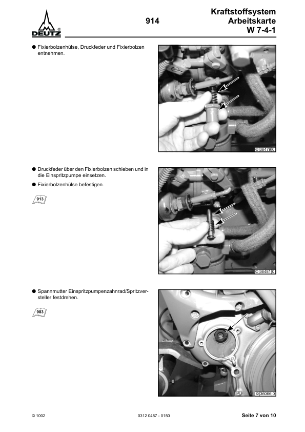 Deutz 914 Engine Workshop Manual German - Image 7