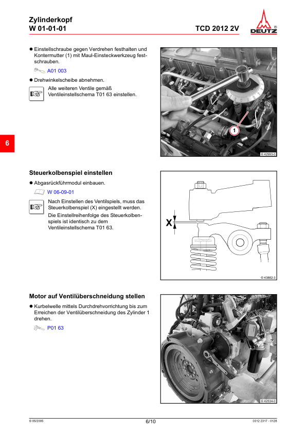 Deutz TCD 2012 2V Engine Workshop Manual German - Image 10