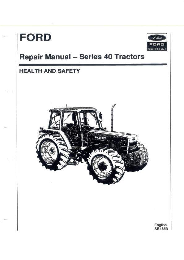 Ford New Holland 5640 6640 7740 7840 8240 8340 Tractor Service Manual - Image 7