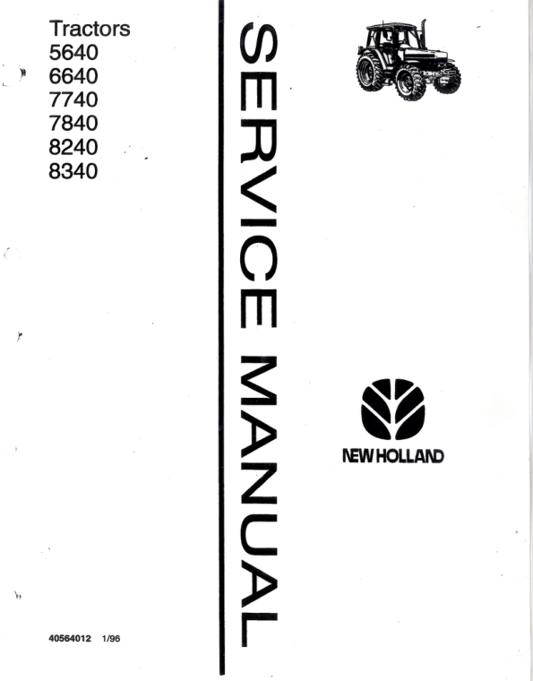 Ford New Holland 5640 6640 7740 7840 8240 8340 Tractor Service Manual - Image 2