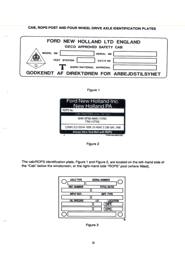 Ford New Holland 5640 6640 7740 7840 8240 8340 Tractor Service Manual - Image 5
