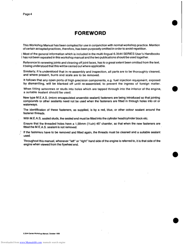 John Deere 6 3544 T6 3544 Diesel Engines Repair Manual - Image 4