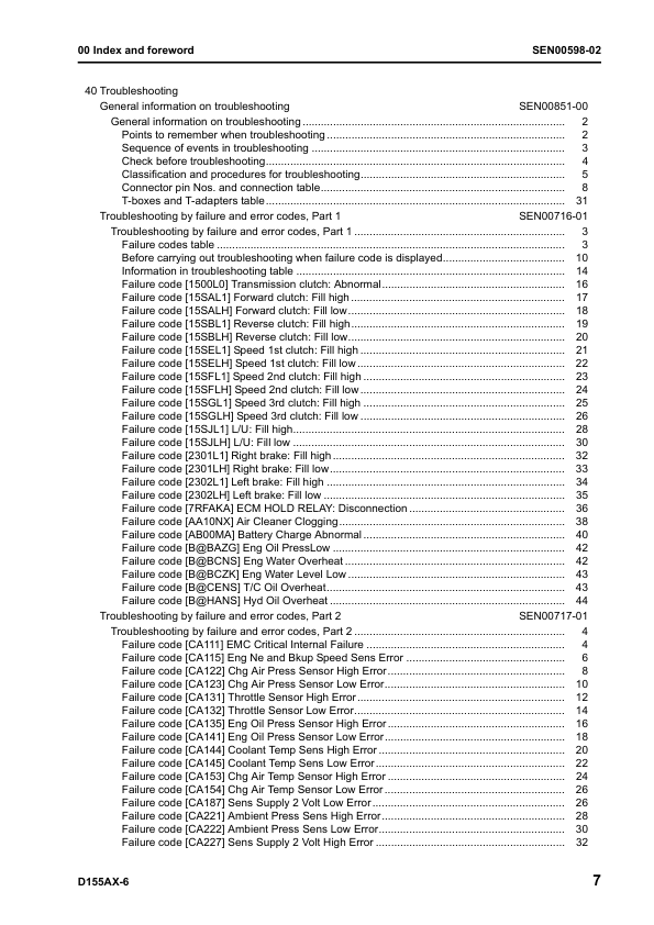 Komatsu D155AX-6 Bulldozer Workshop Manual - Image 9
