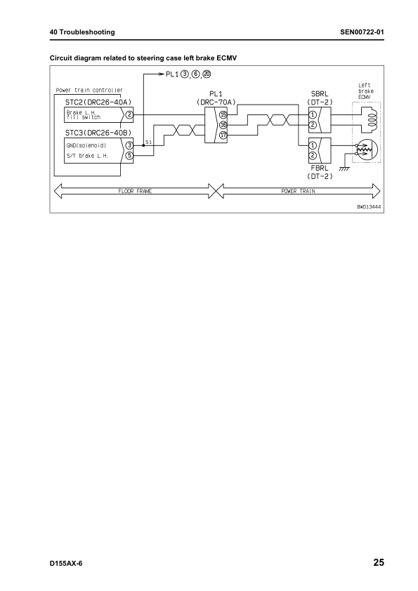 Komatsu D155AX-6 Bulldozer Workshop Manual - Image 16