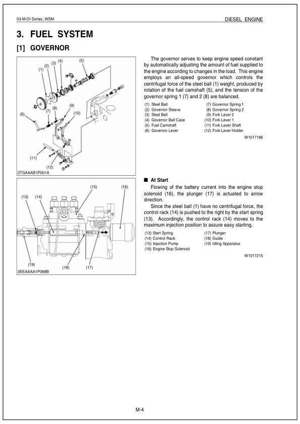 Kubota 03-M Series Tightening Torqes Repair Manual - Image 9