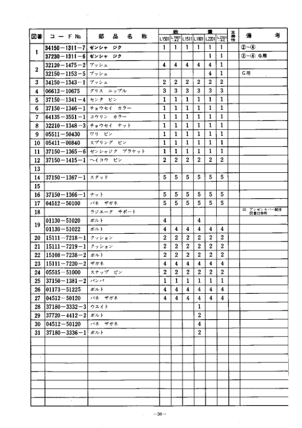 Kubota L1501 L2201 Tractor Parts Manual - Image 11