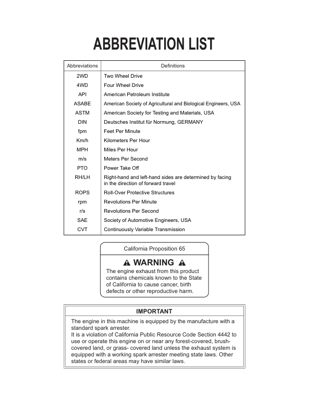 Kubota RTV 400Ci Utility Vehicle Operators Manual - Image 3