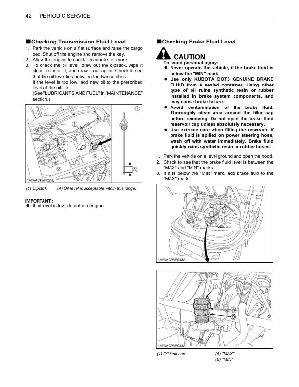 Kubota RTV 400Ci Utility Vehicle Operators Manual - Image 13