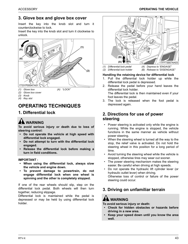 Kubota RTV X Series Utility Vehicle Operators Manual - Image 12