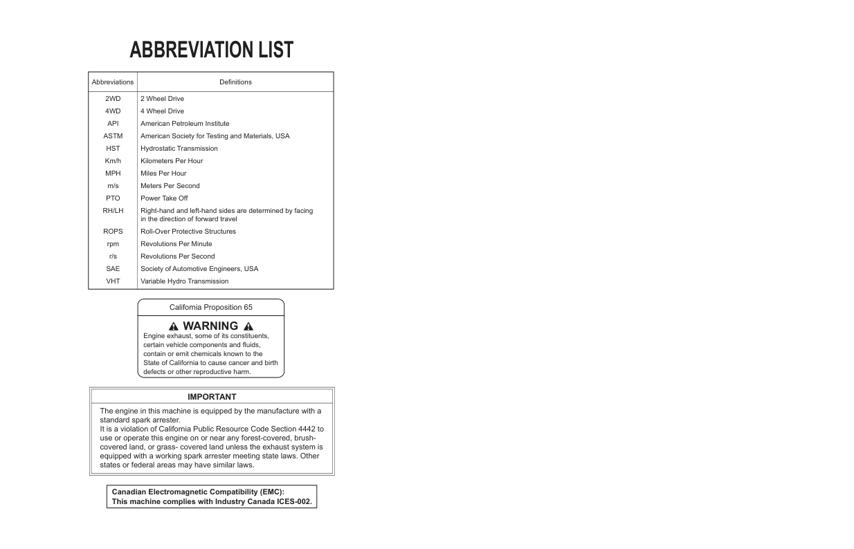 Kubota RTV X Series Utility Vehicle Operators Manual - Image 3