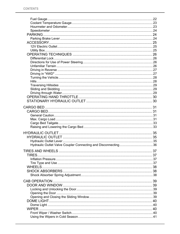Kubota RTV X1100C Utility Vehicle Operators Manual - Image 13