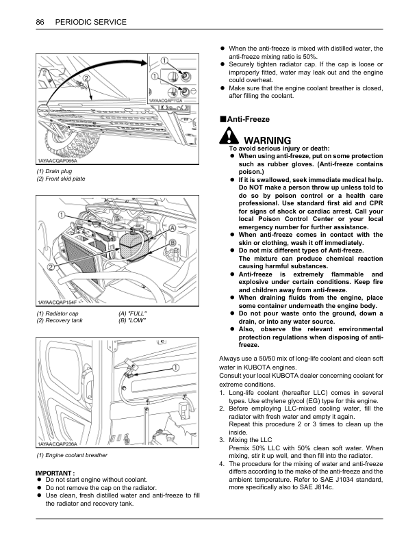 Kubota RTV X1100C Utility Vehicle Operators Manual - Image 10