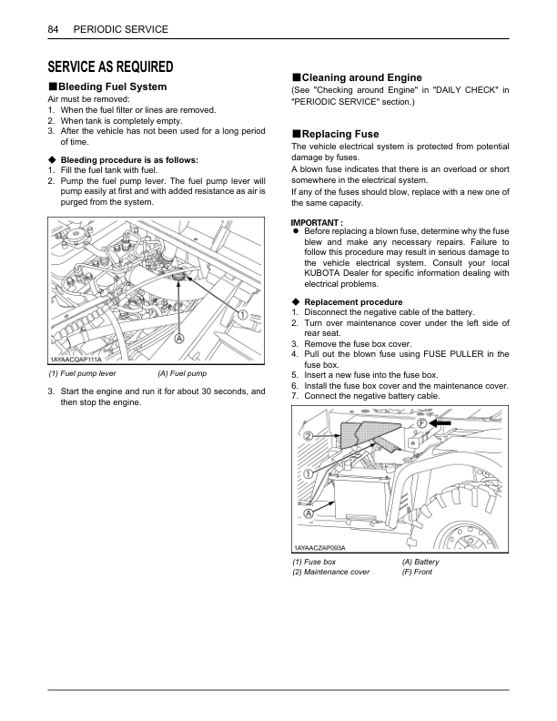 Kubota RTV X1140 Utility Vehicle Operators Manual - Image 10