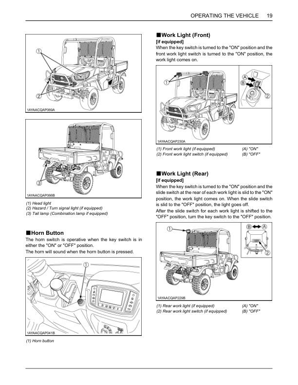 Kubota RTV X900 RTV X1120D Utility Vehicle Operators Manual - Image 11