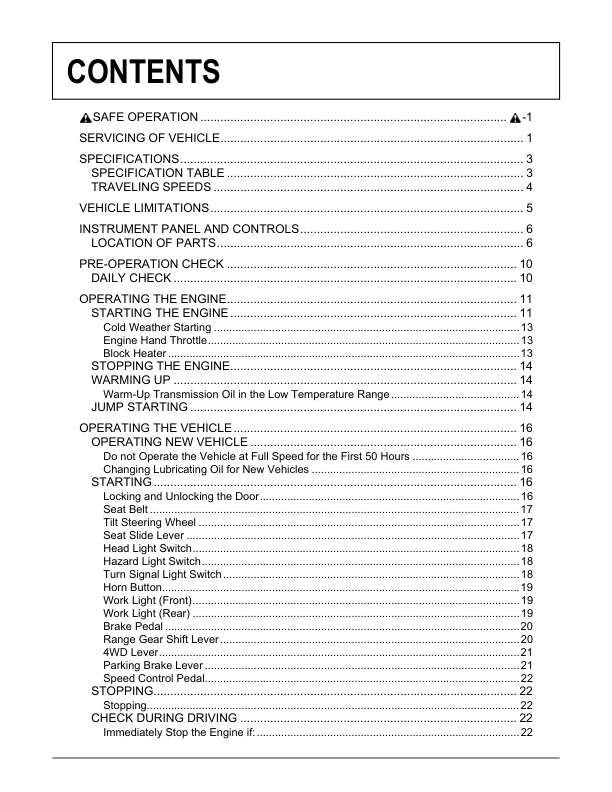 Kubota RTV X900 RTV X1120D Utility Vehicle Operators Manual - Image 6