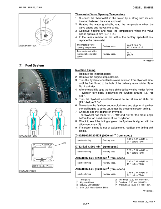 Kubota SM E2B Diesel Engine Workshop Manual - Image 14