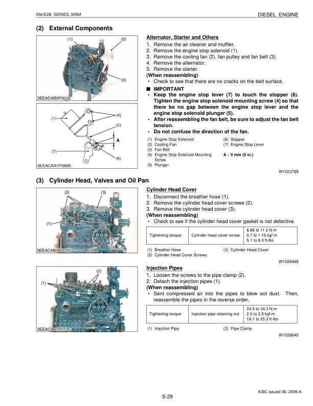 Kubota SM E2B Diesel Engine Workshop Manual - Image 15
