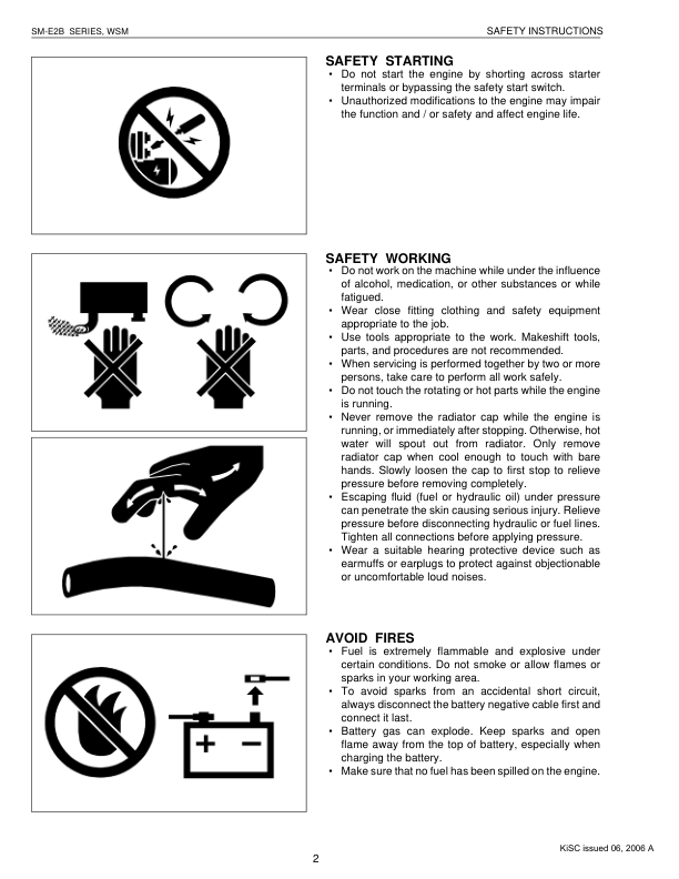 Kubota SM E2B Diesel Engine Workshop Manual - Image 5